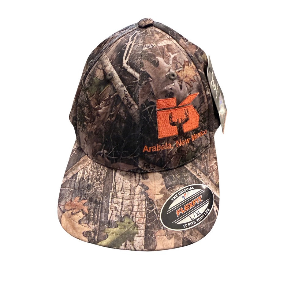 TrueTimber Camo Flexfit Hat Arabela New Mexico Orange‎ Embroidered Cap L/XL NEW